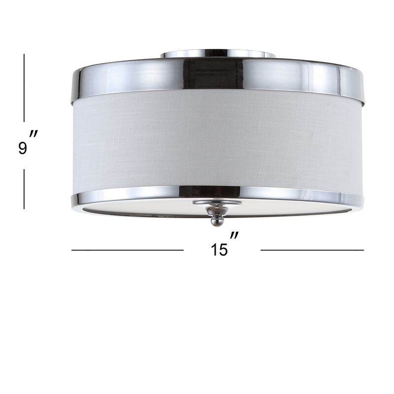 David Metal LED Flush Mount