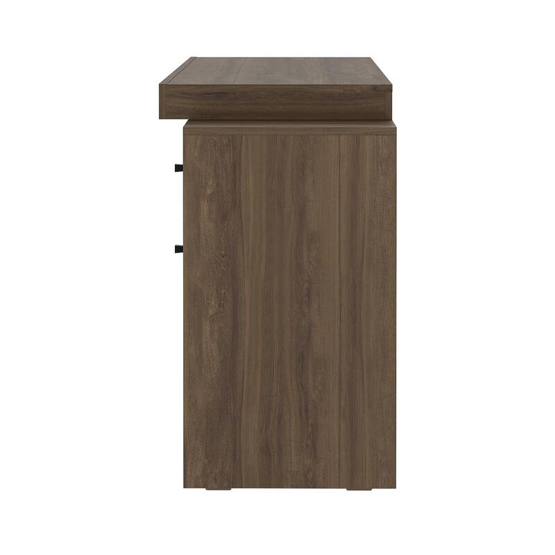 Techni Mobili Expandable Home Office Desk, Walnut