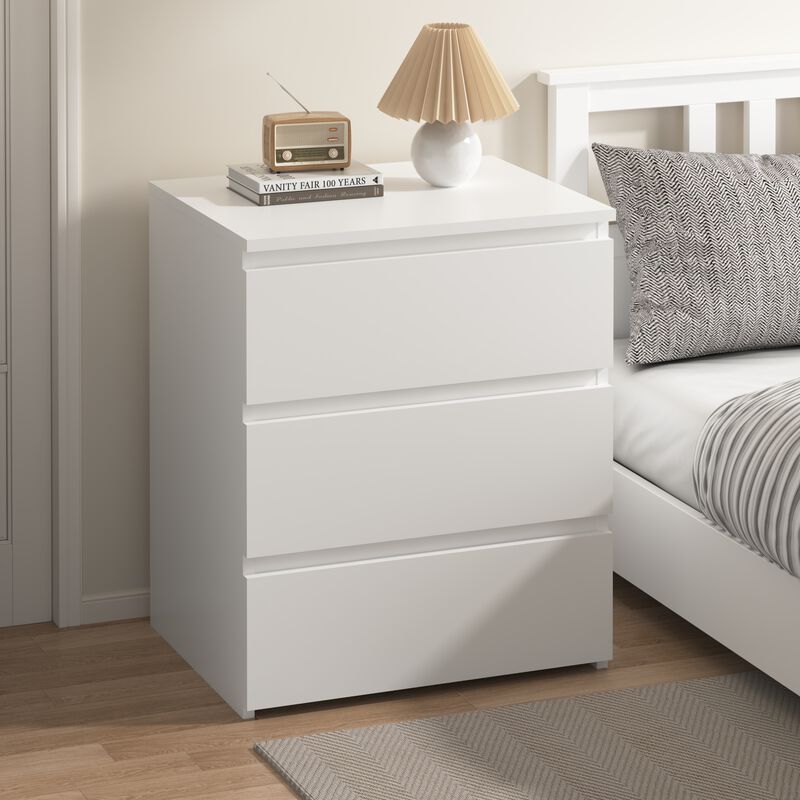 GOODSILO Set of 2 3-Drawer Multi-Functional Storage Units, Versatile Small Dressers, Nightstands, Side Tables, Chests of Drawers for Bedroom, Closet, Home Office, Entryway, Hallway image number 8