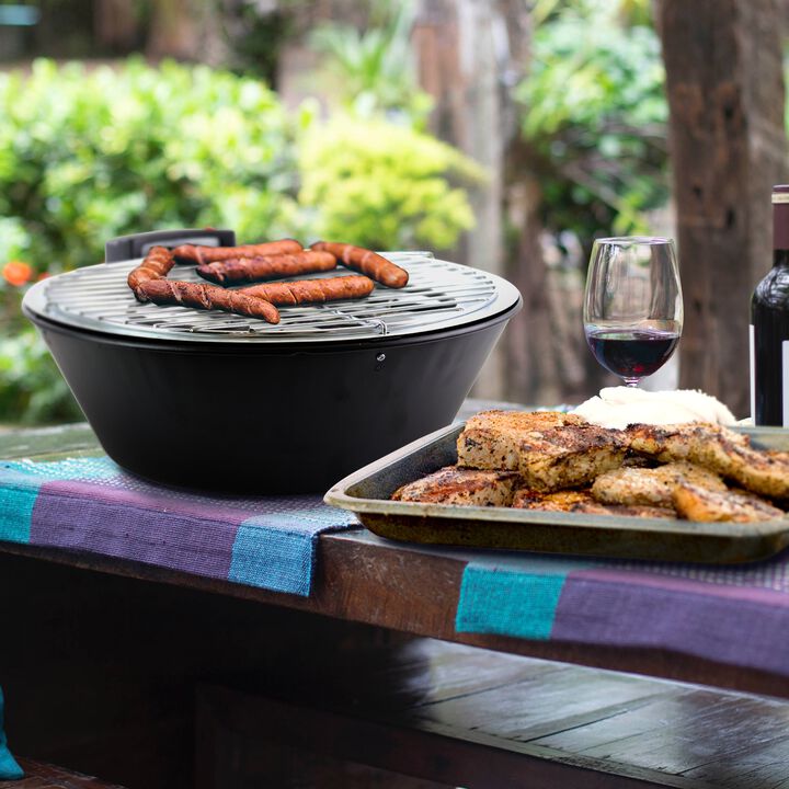 Better Chef Indoor Outdoor 14 in Tabletop Electric Barbecue Grill