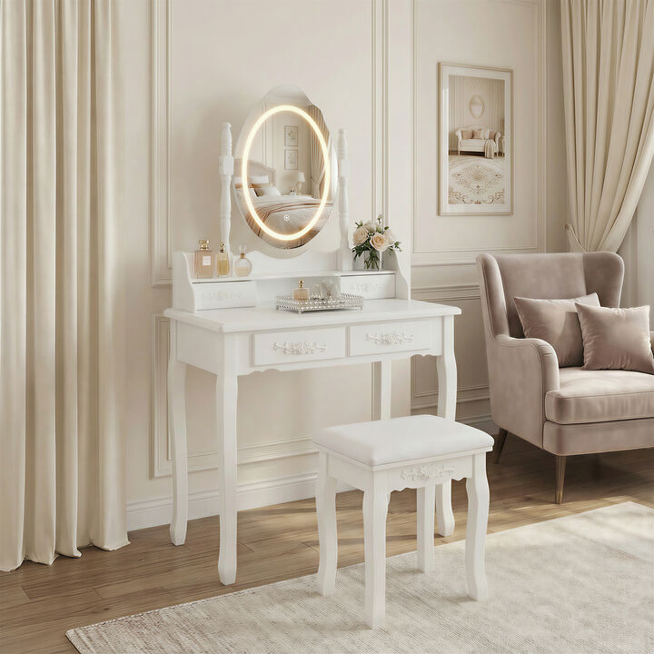 Malwin  Princess Vanity Desk