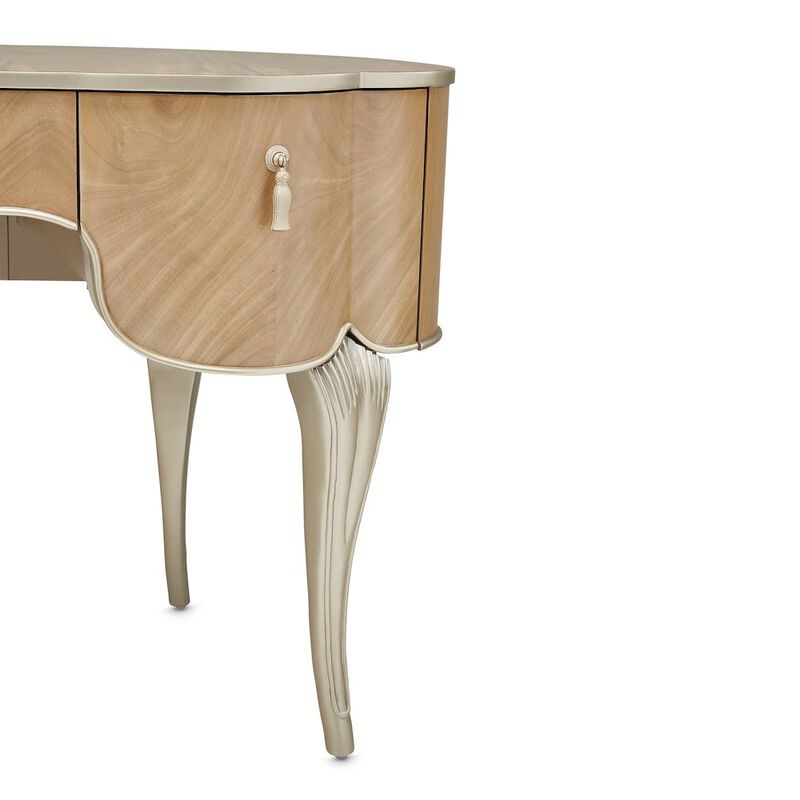 Michael Amini Villa Cherie Vanity - Caramel