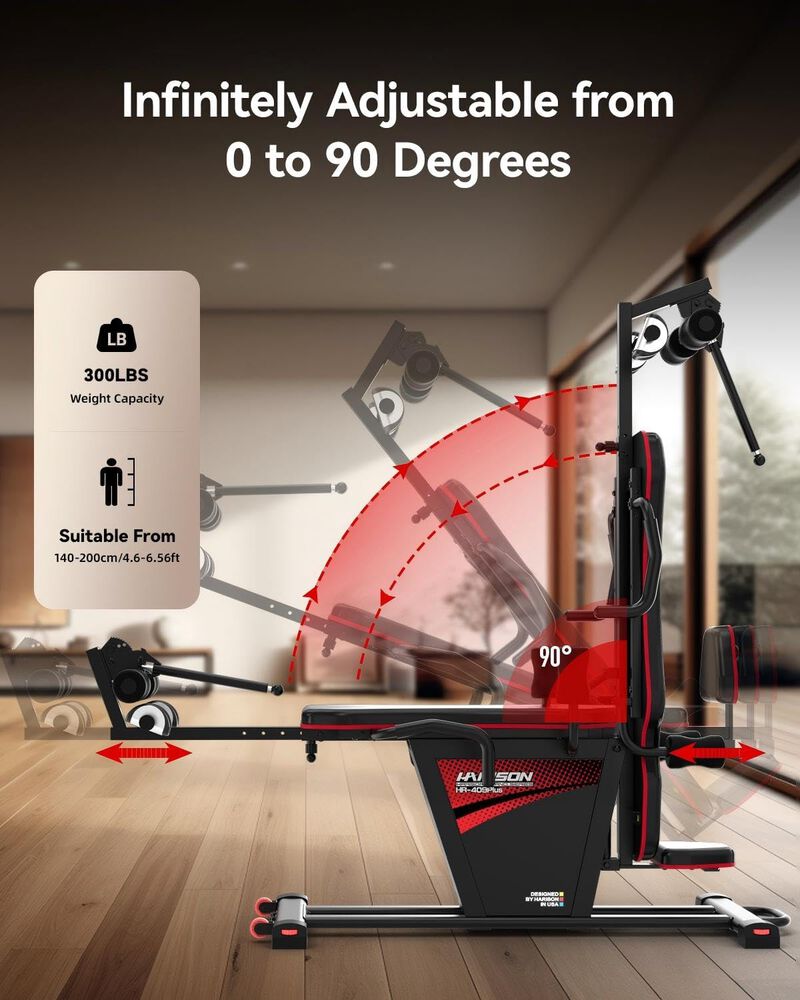 HARISON Electric Inversion Table, Remote Control, 0&ndash;90&deg; Adjustable, 300 lb Capacity Back Pain Relief System (HR-409 Plus) image number 4