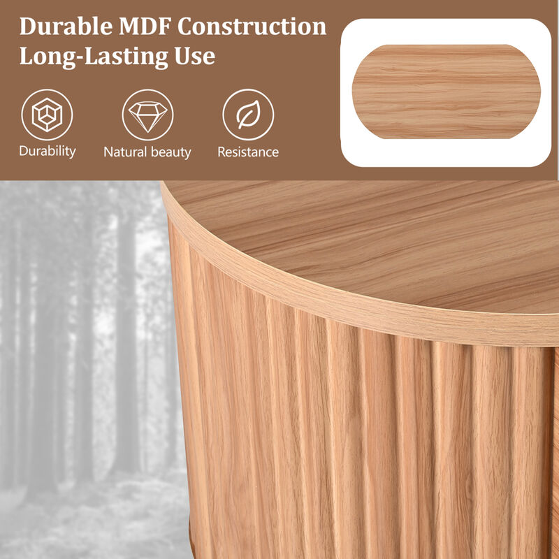 Merax Coffee Table with Hidden Compartment