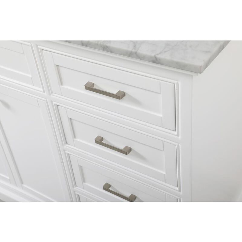 Elegant Kitchen and Bath 60 inch Single bathroom vanity in white