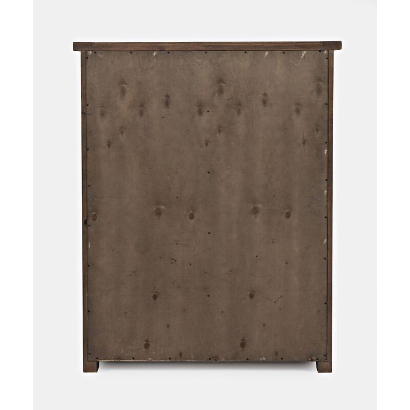 Jofran Madison County Rustic Reclaimed Pine Farmhouse Door Chest