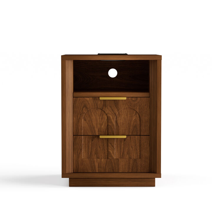 Fonkwa two-piece bedside table set