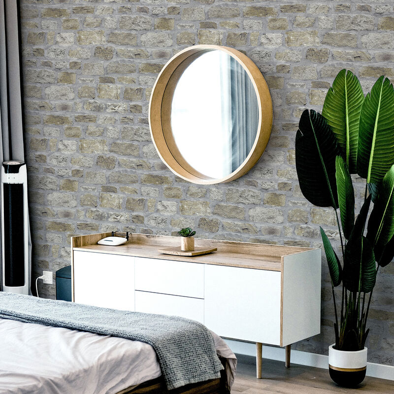 Atticus Neutral Country Stone Wallpaper image number 5