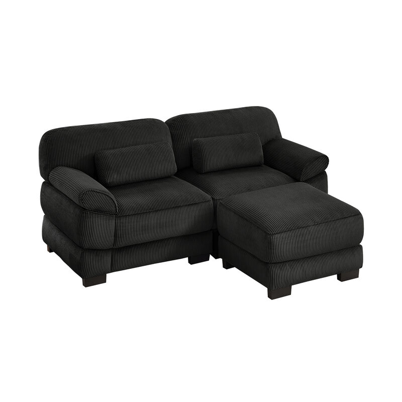 Rongir 2-Seater Sofa with Ottoman image number 0