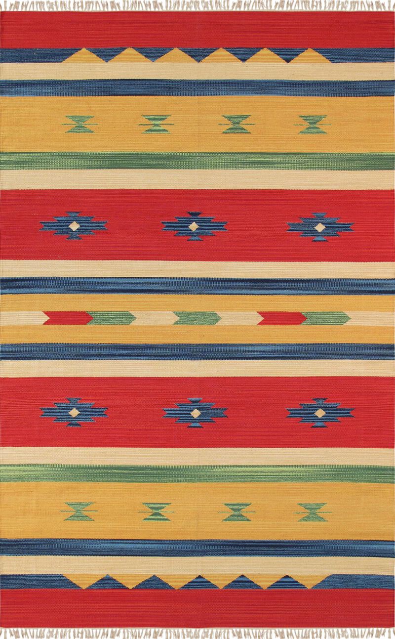 Pasargad Home Anatolian Hand-Woven Cotton Area Rug- 8' 0" X 10' 0" image number 0