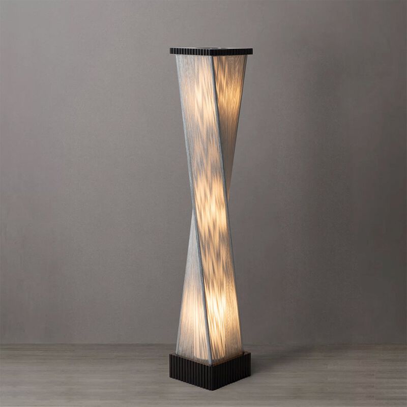 NOVA OF CALIFORNIA Torque Accent Floor Lamp - Ebony