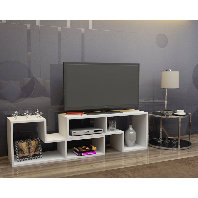 Decorotika Cubicco Tv Stand White