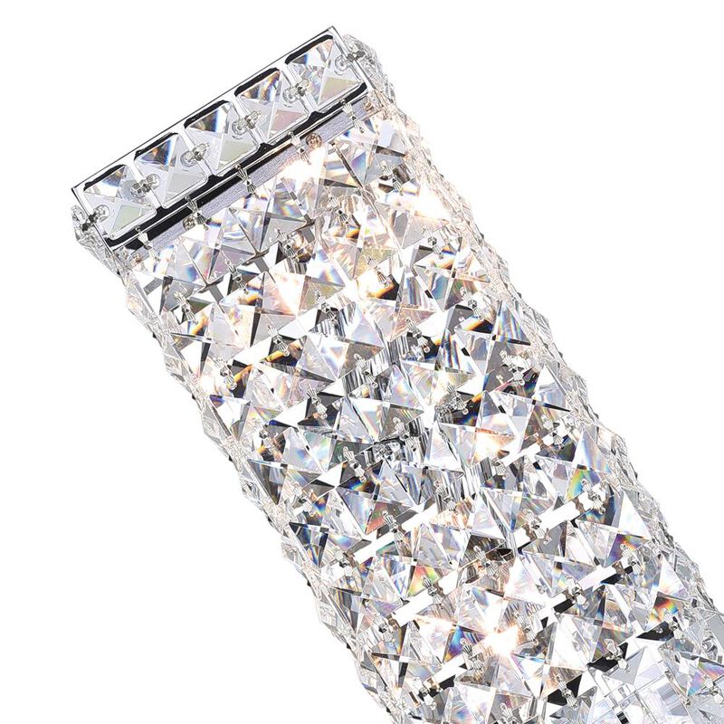 Colosseum 2 Light Wall Sconce With Chrome Finish