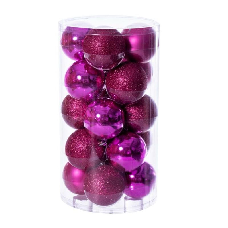 Vickerman 2.75" Hot Pink 4 Finish ORN Asst 20/Box image number 3
