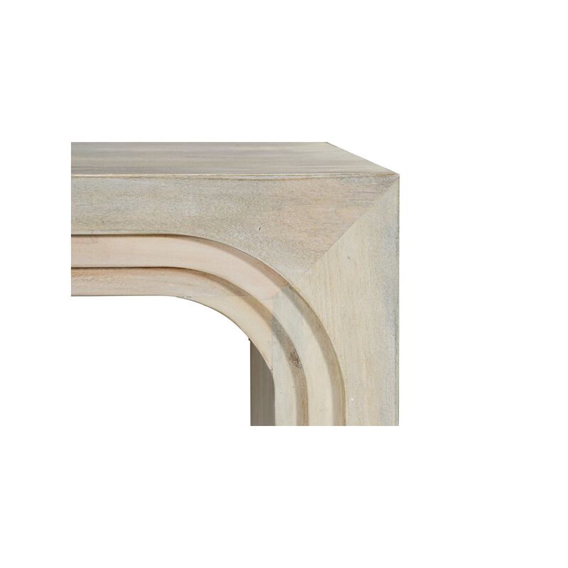 Taran Designs Renith Solid Wood End Table