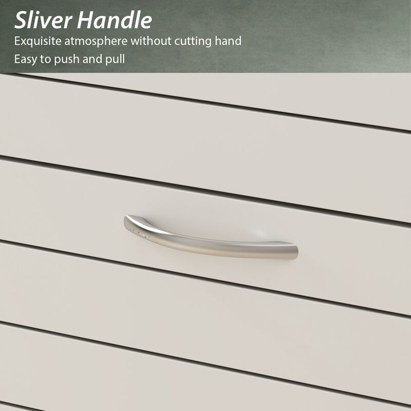 Tiny Shoe Cabinet with 3 Flip Drawers, Shutter Design, Shoe Storage Cabinet Shoe Organizer for Hallway White (22.4”W x 9.4”D x 42.3”H)