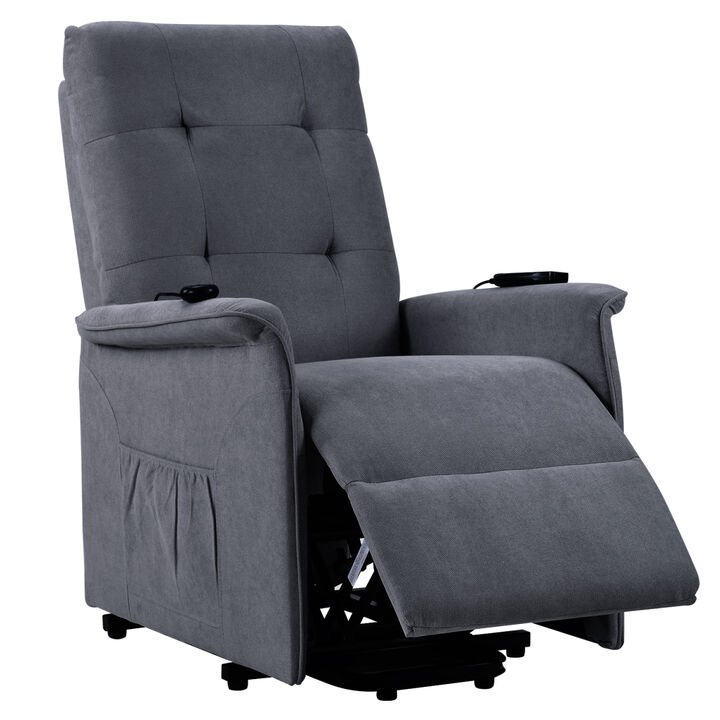 Power Lift Chair for Elderly with Adjustable Massage Function Recliner Chair for Living Room