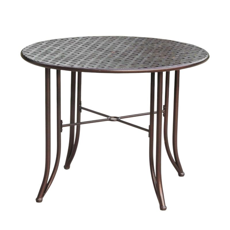 Mandalay Iron Outdoor 39" Dining Table