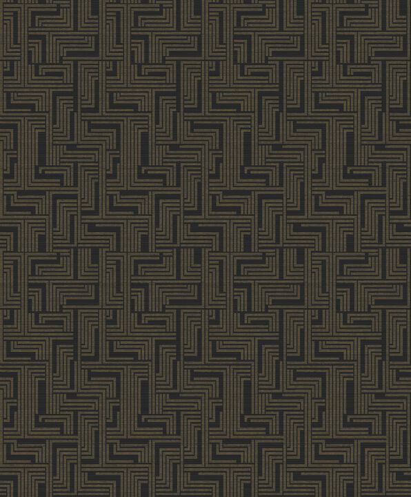 Boutique Geometric Bronze Brown Wallpaper L-BD2007