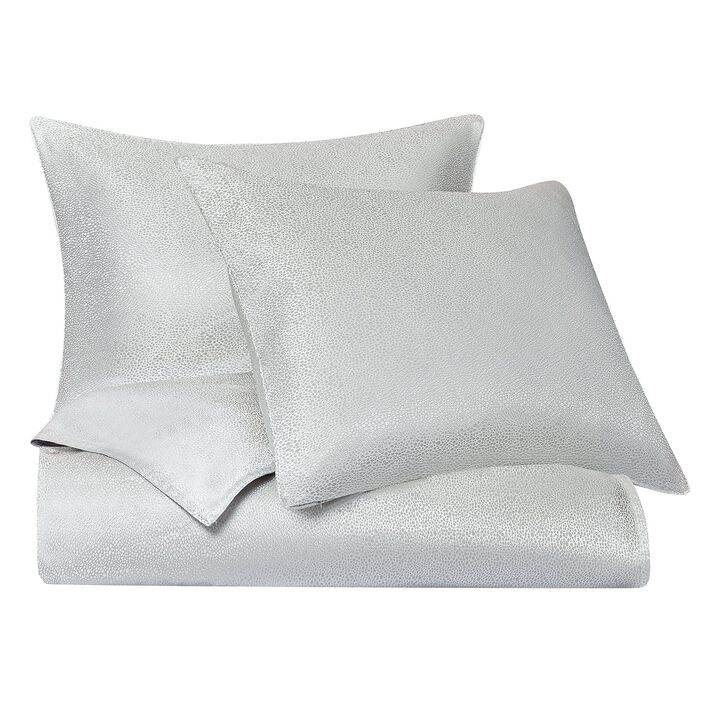 Marilyn Modern Bubble Gray Queen Comforter Set