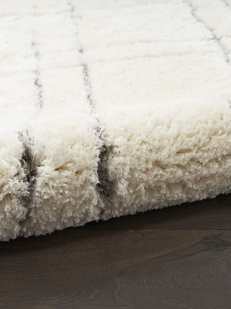 Dreamy Shag DRS07 Ivory 4' x 6' Rug