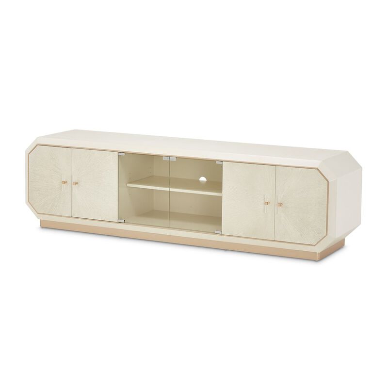 Michael Amini La Rachelle Media Cabinet - Champagne image number 0