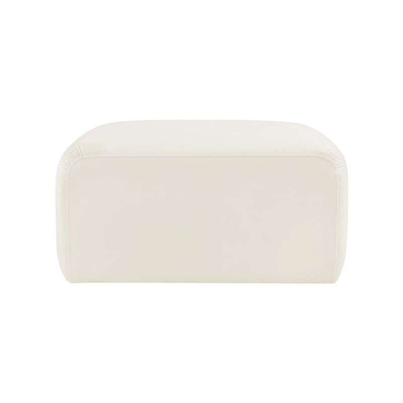 Meridian Furniture Arc Vegan Leather Ottoman