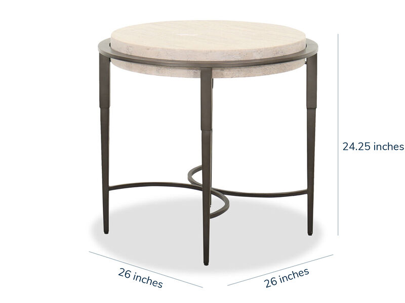 Barclay Round Chairside Table