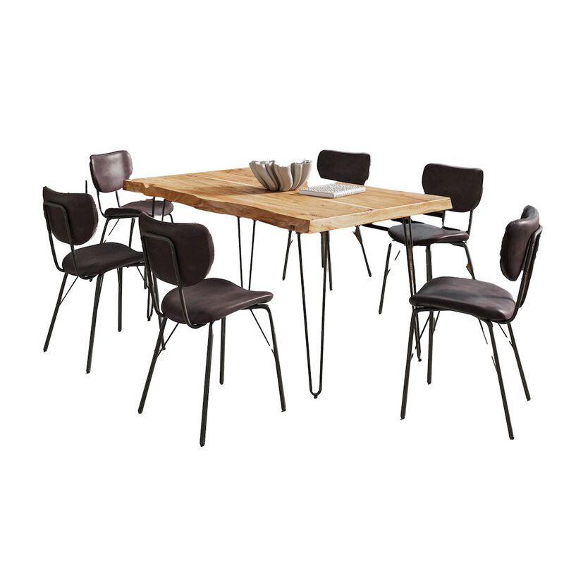 Jofran 60 Seven Piece Modern Dining Set