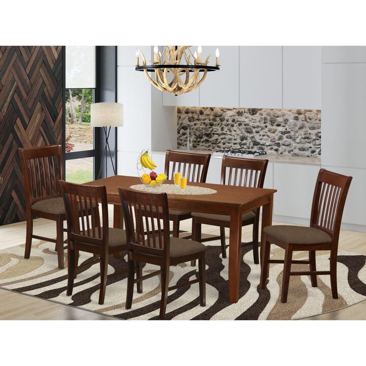 7 PC Dinette Table set for 6-Dinette Table and 6 dinette Chairs
