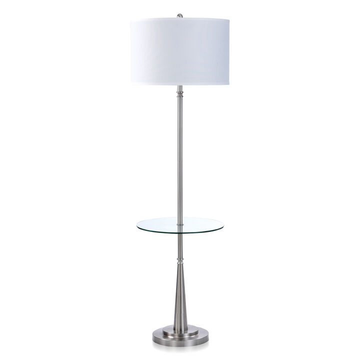 Glass Table Floor Lamp