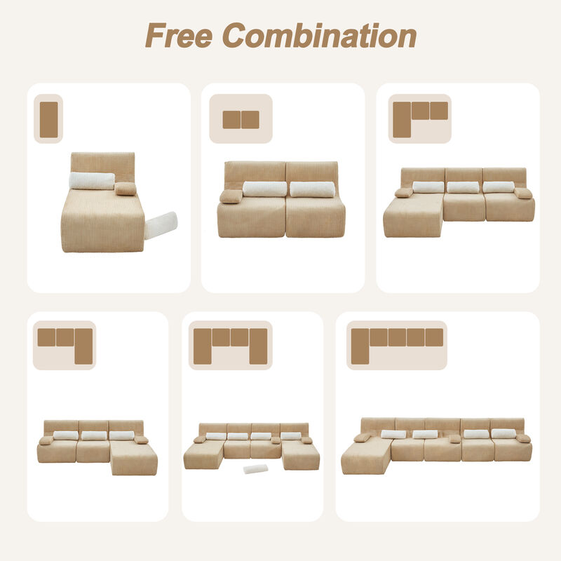 Jofep Oversized Sectional Sofa image number 3