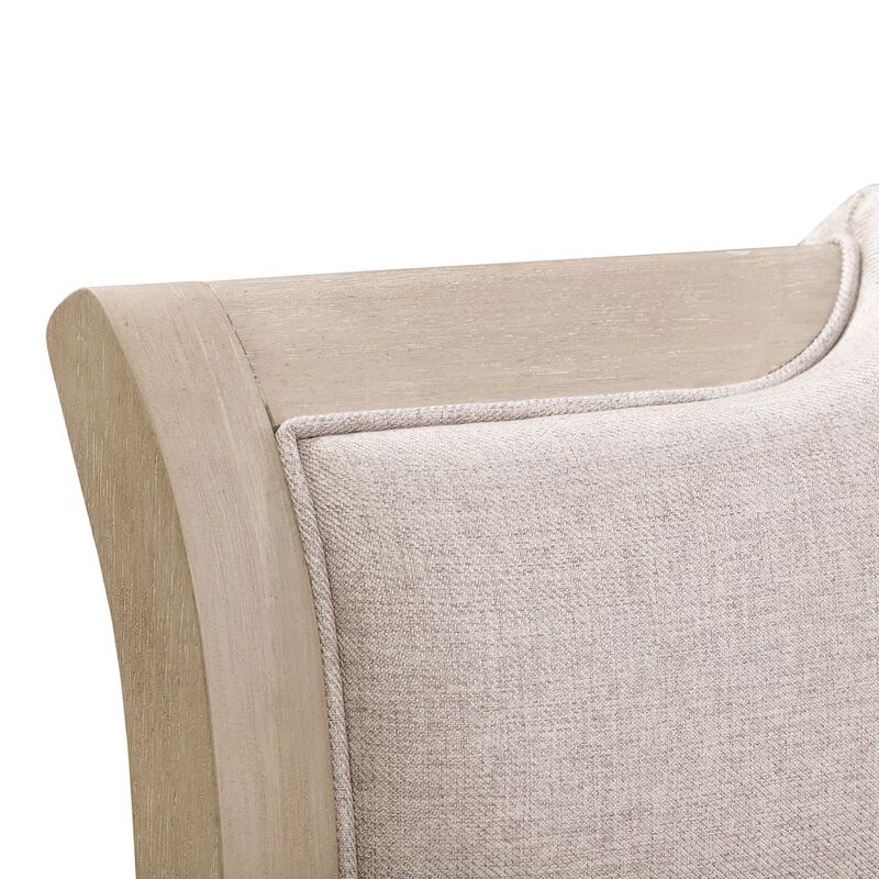 Liberty Furniture Belmar Queen Upholstered Bed in Rubberwood Solids w/ Split Heart Oak Veneers image number 4