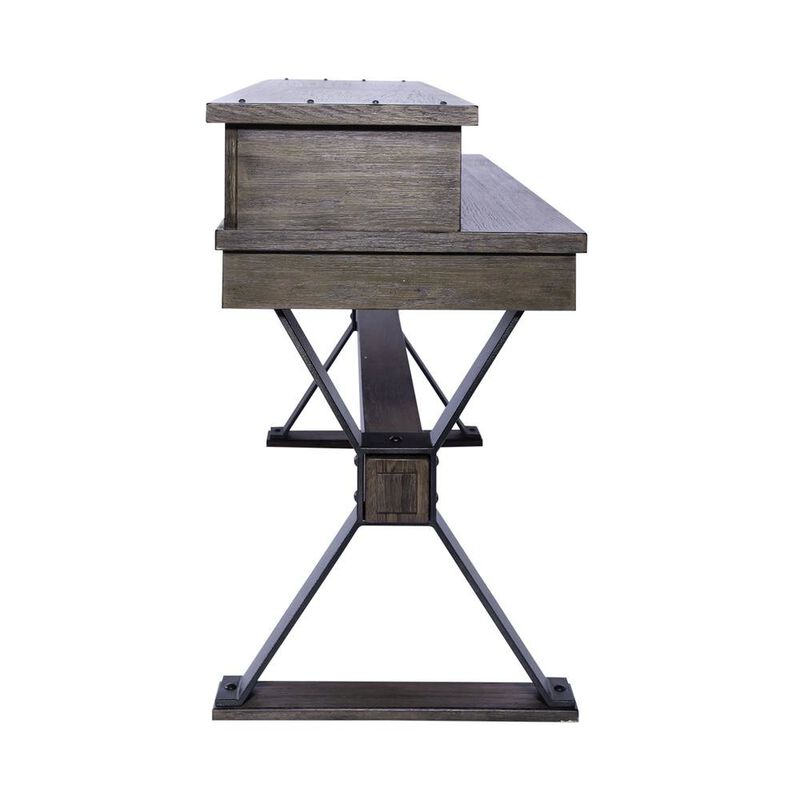 Starlight Canyon Home Brown Console Bar Table – Perfect for Behind Couch or Sofa with Storage