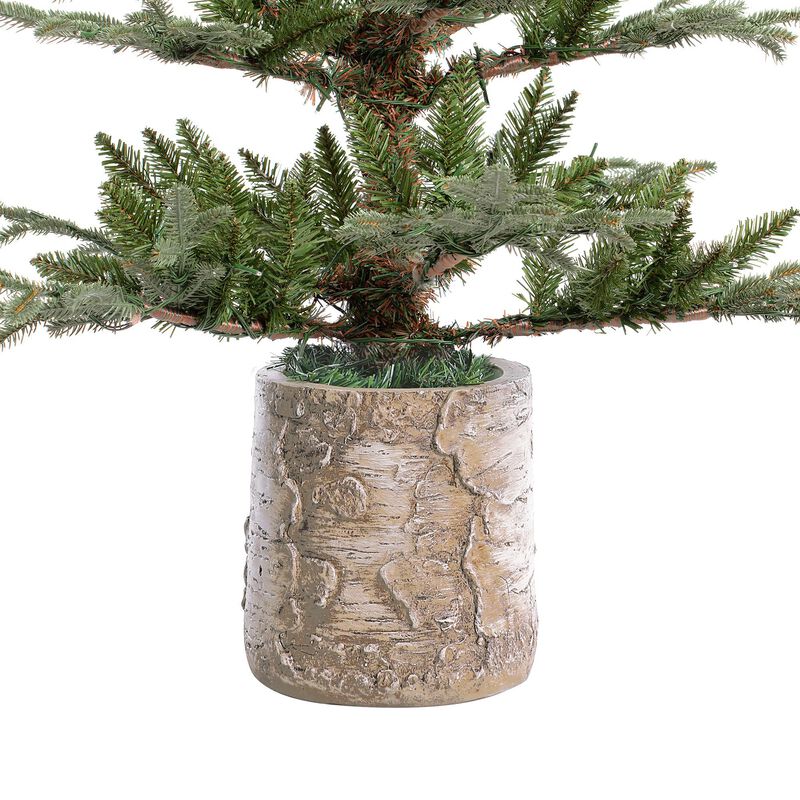 5 Foot Pre-lit Timberland Fir Potted Christmas Tree image number 3