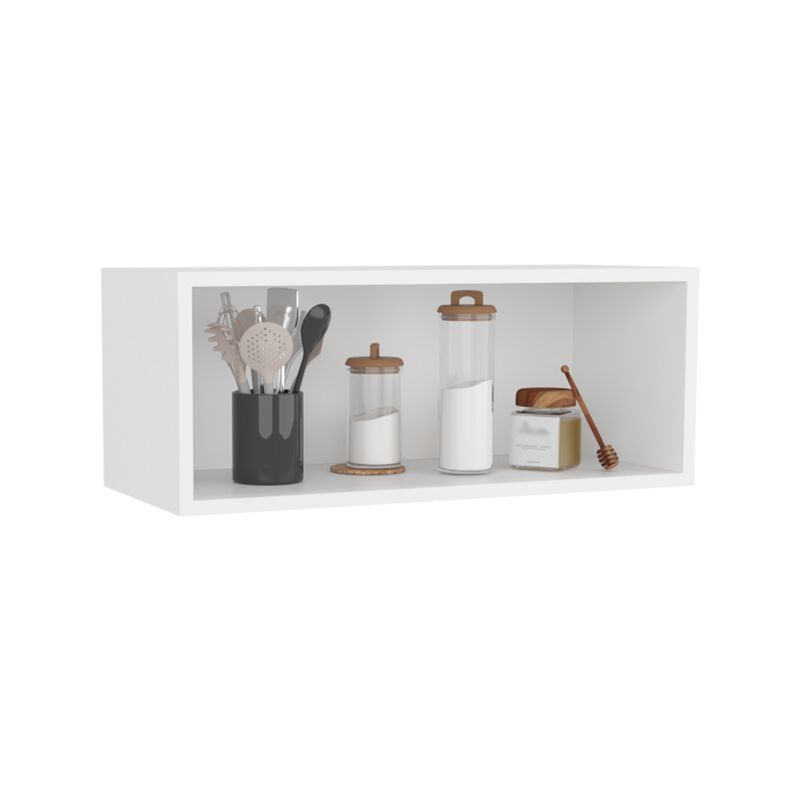 Ayden Wall Cabinet 12" H, 1 Spacious Shelf, White