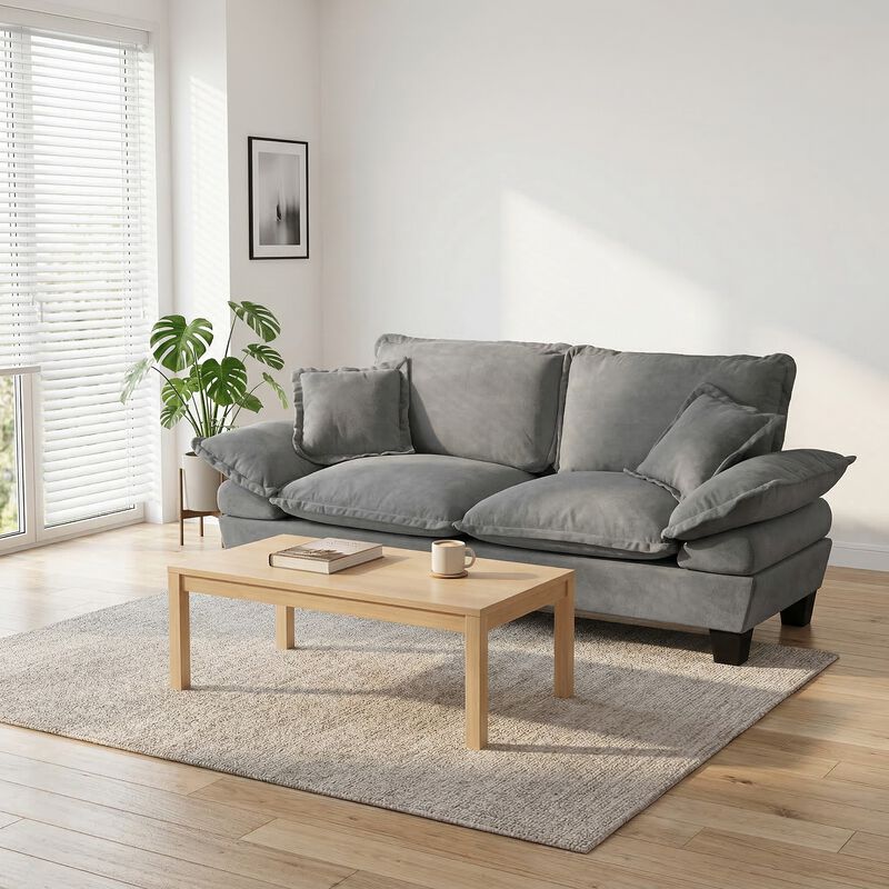 Spisla Chenille Sailboat Loveseat image number 1