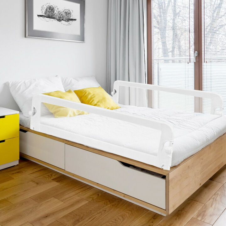 Extra Long Bed Safety Rail Guard for Children & Toddlers with Secure Stability