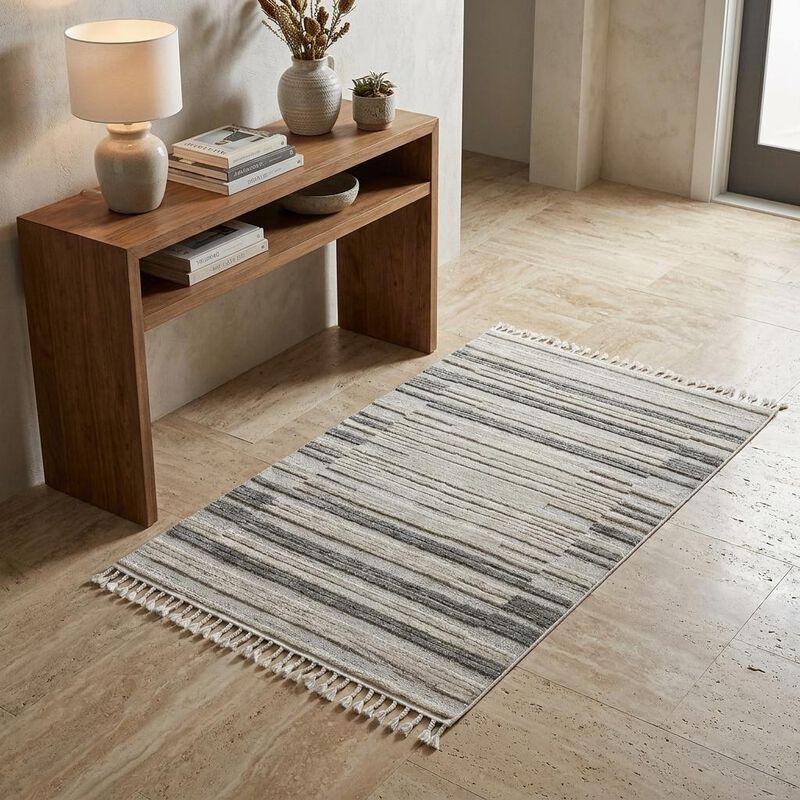 HomeRoots Abstract Area Rug image number 1