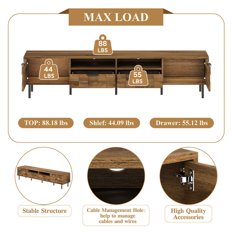 Retwed Mid Century TV Stand image number 5