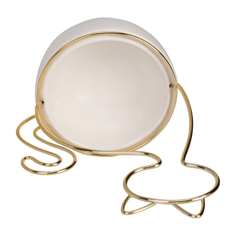 10"H Cat Trinket Tray, White image number 5