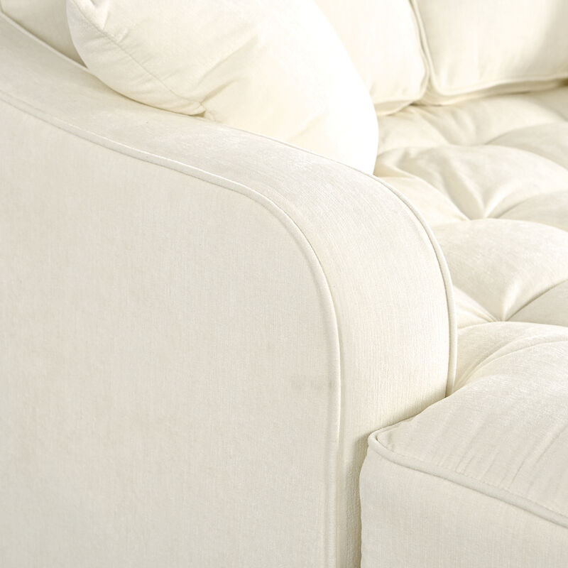 Merax Chenille Fabric Sofa Chaise Lounge image number 7