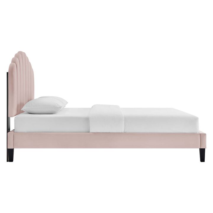 Modway - Daisy Performance Velvet Full Platform Bed