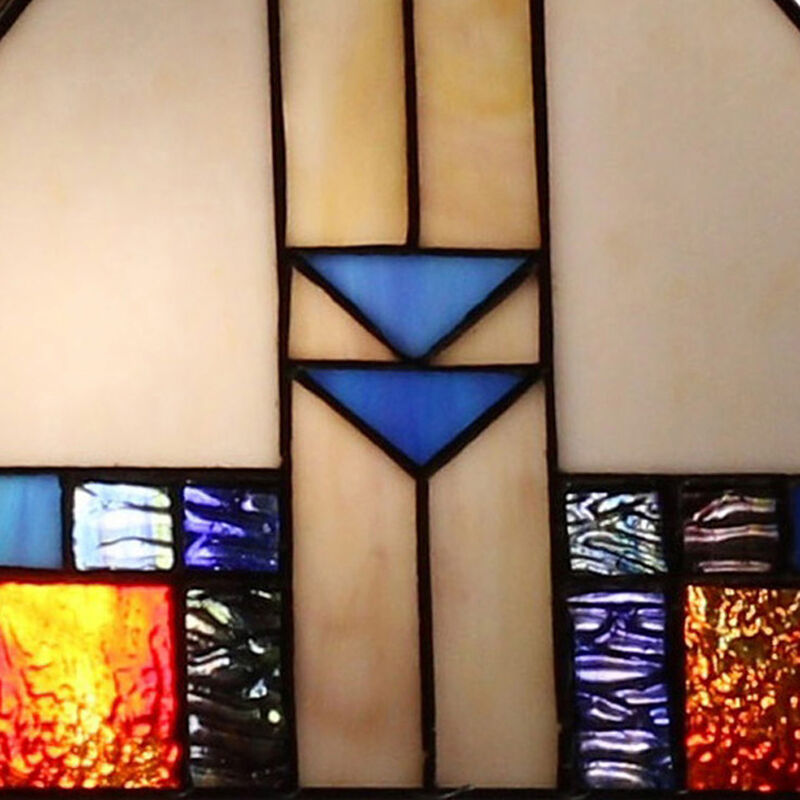 Hivvago 22" Dark Brown Metal Two Light Candlestick Table Lamp With Off White Empire Shade