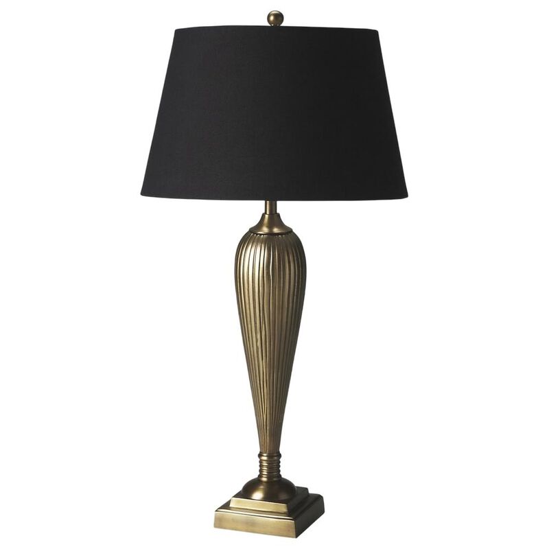 Hors D'oeuvres Camila Antique Brass Table Lamp image number 0