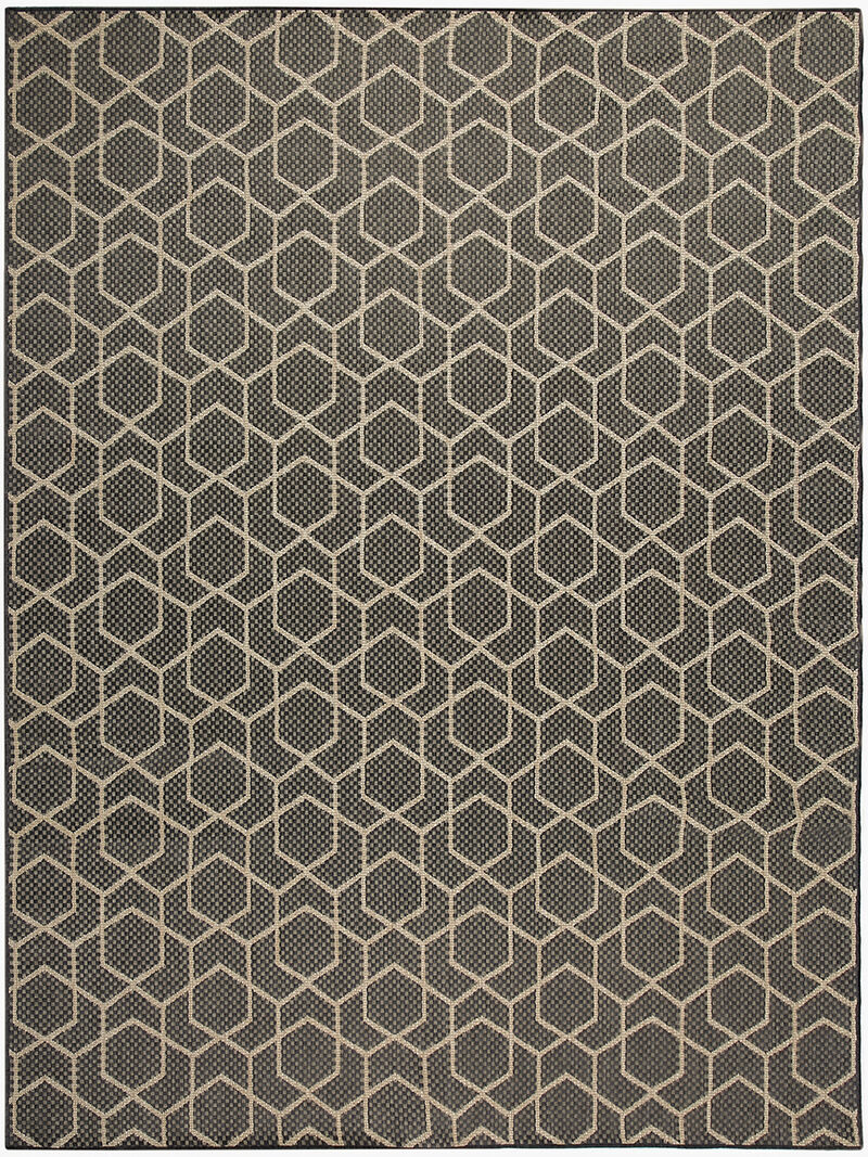 Horizon Indoor/Outdoor HOZ01 Charcoal 8' x 10' Rug