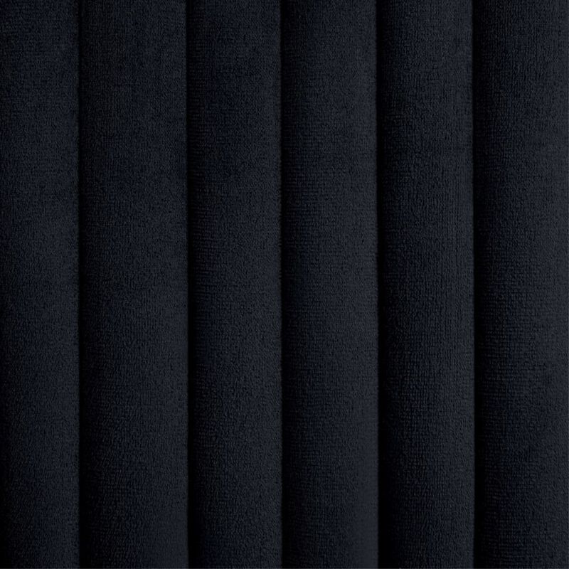 vidaXL Dining Chairs 2 pcs Black Velvet