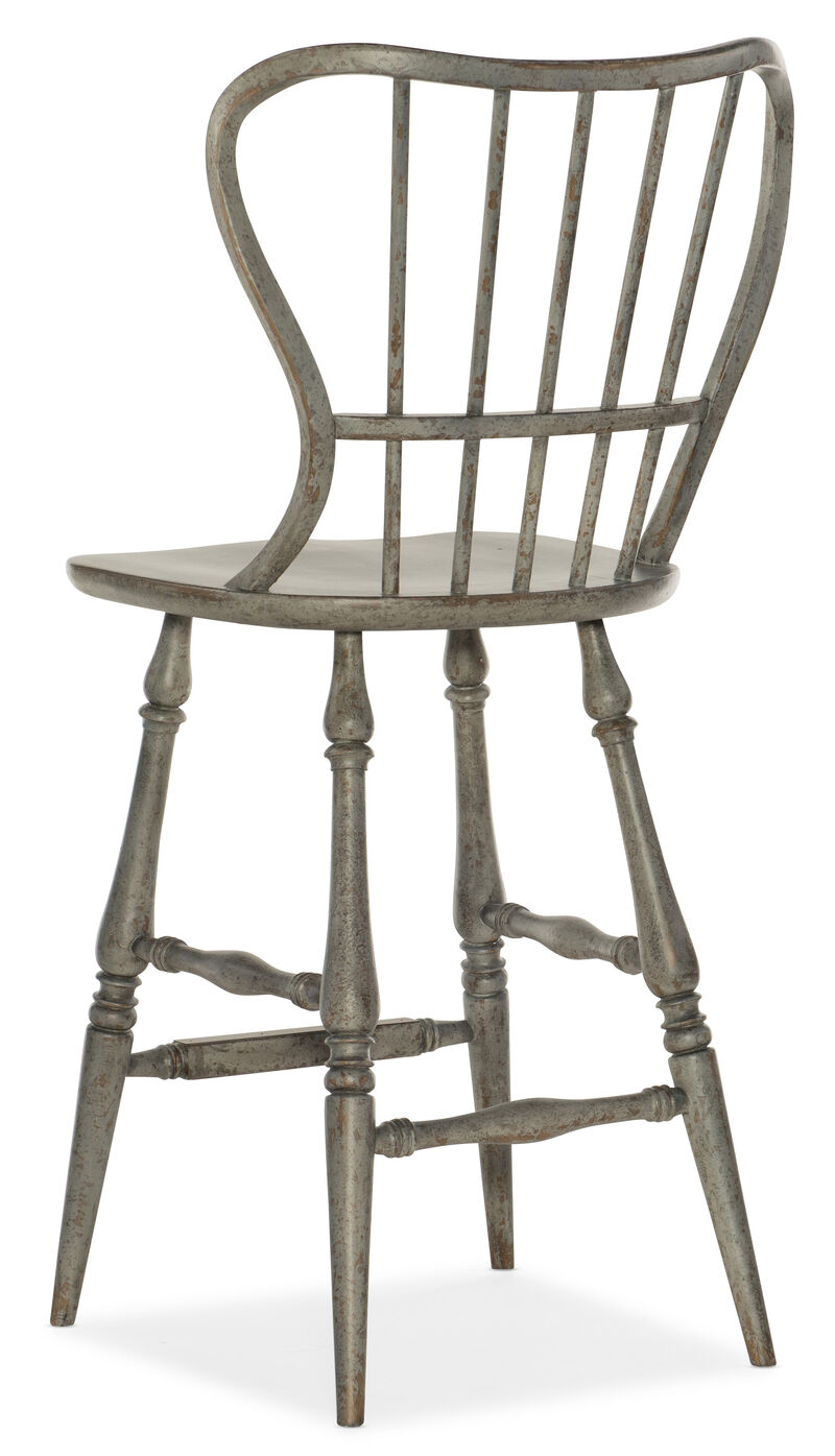 Ciao Bella Speckled Gray Bar Stool