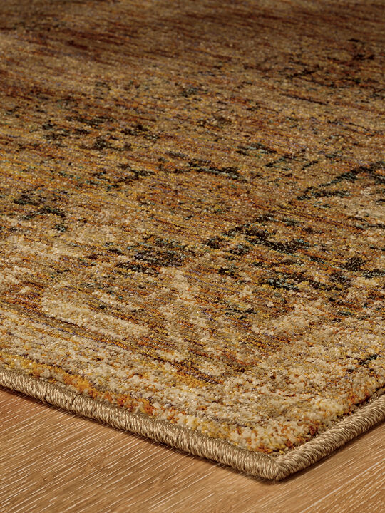 Andorra 6845D 2'6" x 12' Runner Gold Rug