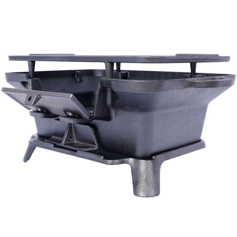 Streamdale Oval Cast Iron Grill Outdoor Charcoal Grill & Skillet image number 7